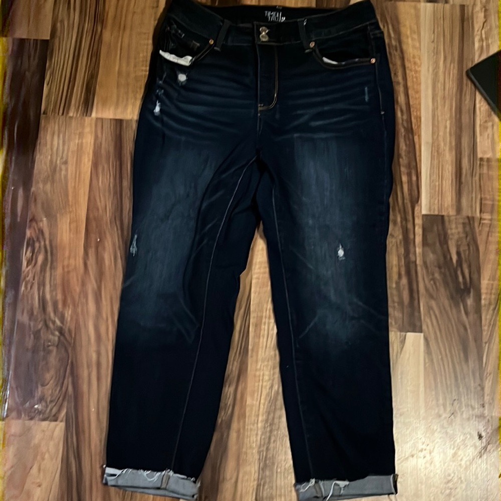 dark denim jeans